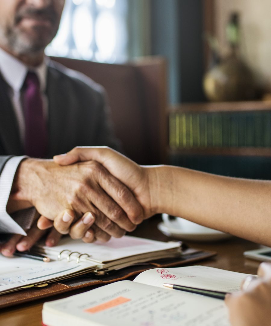 A Kwartler Manus attorney meeting with a client
